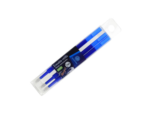 Wkłady wymazywalne Click Astrapen - Astra - niebieskie 0,5 mm 3 szt.