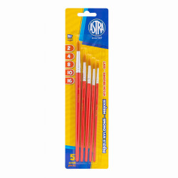Set of soft nylon brushes - Astra - 5 pcs