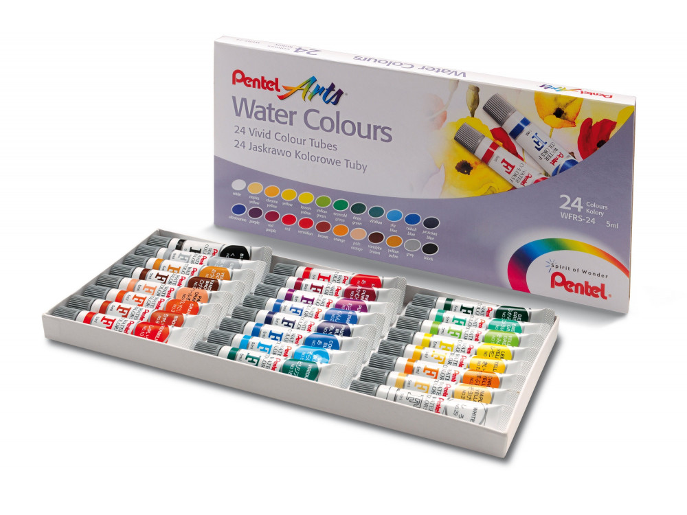 Pentel Water Colours - 24 colours