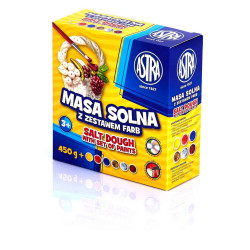 Zestaw masy solnej z farbami - Astra - 450 g