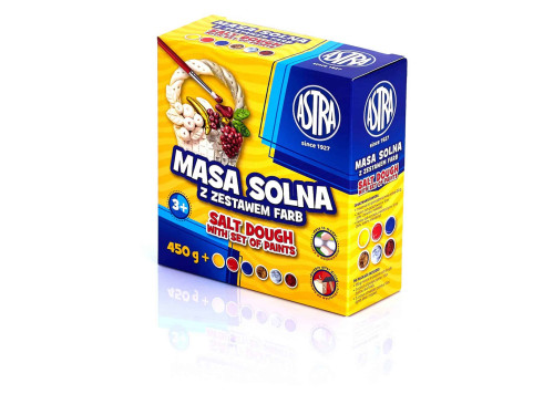 Zestaw masy solnej z farbami - Astra - 450 g