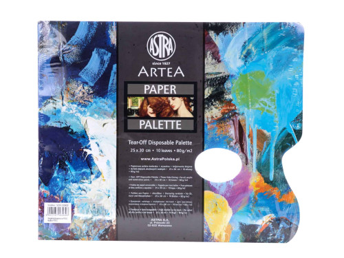 Paleta papierowa do malowania Artea - Astra - 25 x 30 cm 10 ark.