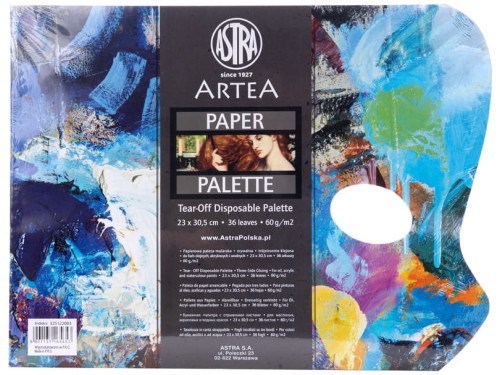 Paleta papierowa do malowania Artea - Astra - 23 x 30,5 cm 36 ark.