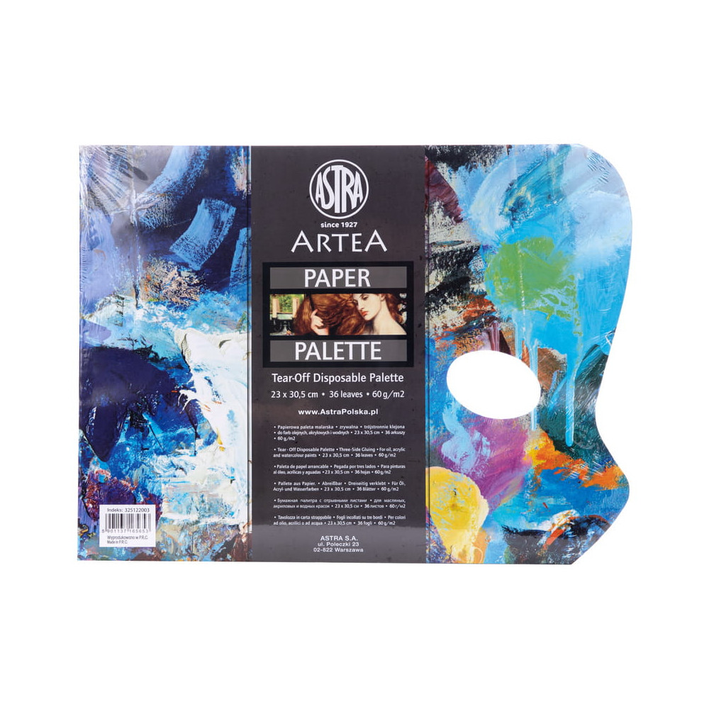 Paper paint palette - Astra - 23 x 30,5 cm 36 sheets