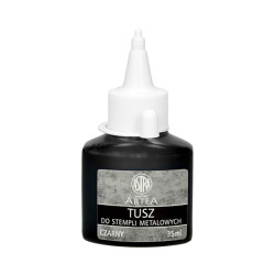 Tusz do stempli metalowych Artea - Astra - czarny 35 ml