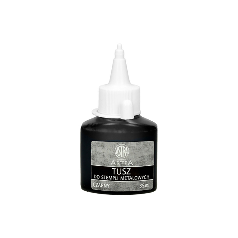 Ink for metal stamps Artea - Astra - Black 35 ml