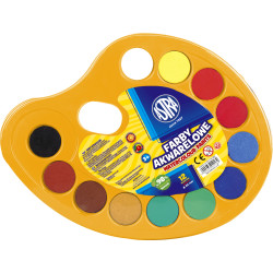 Set of watercolor paints - Astra - 12 pcs