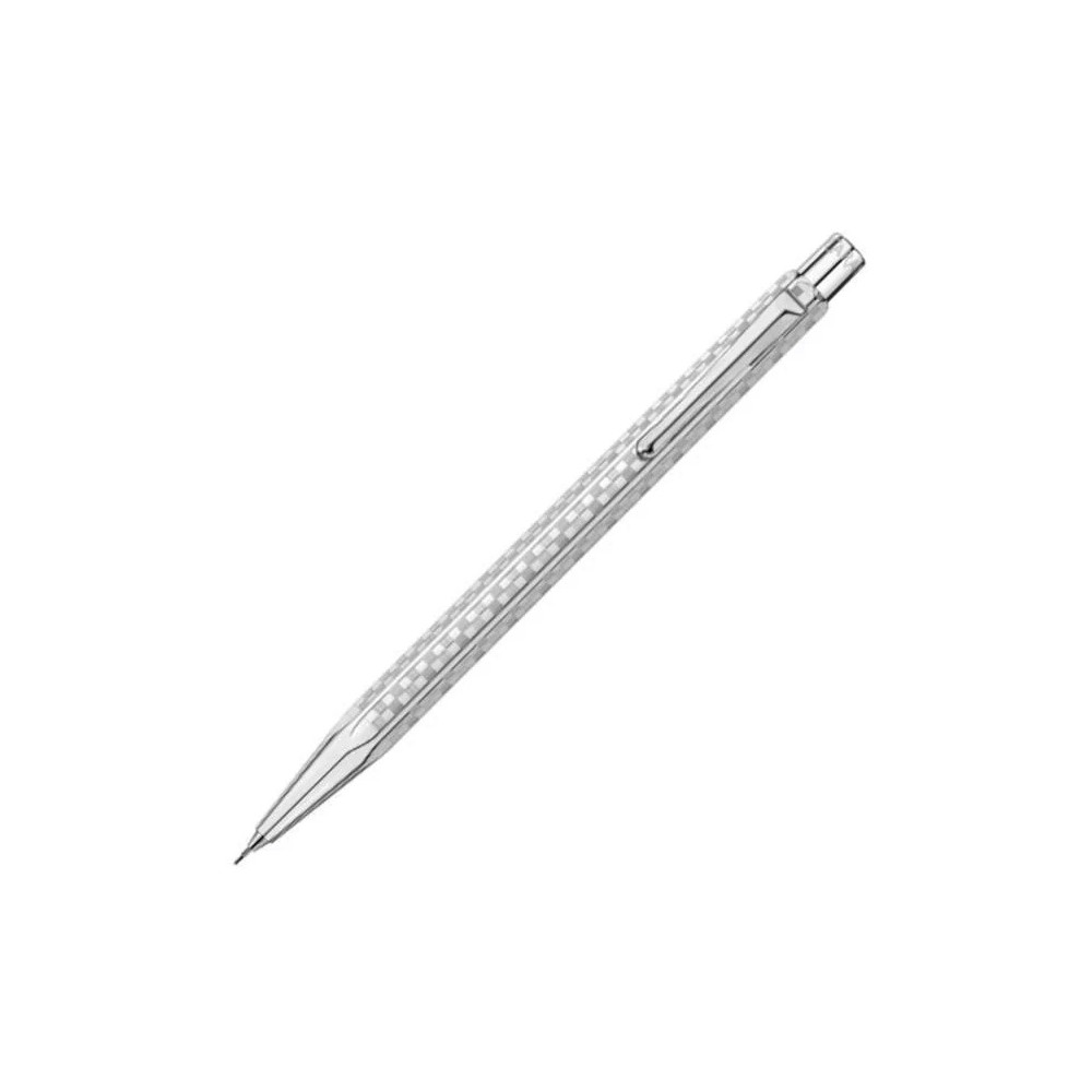 Ecridor Damier mechanical pencil with case - Caran d'Ache - Platinum 0,7 mm