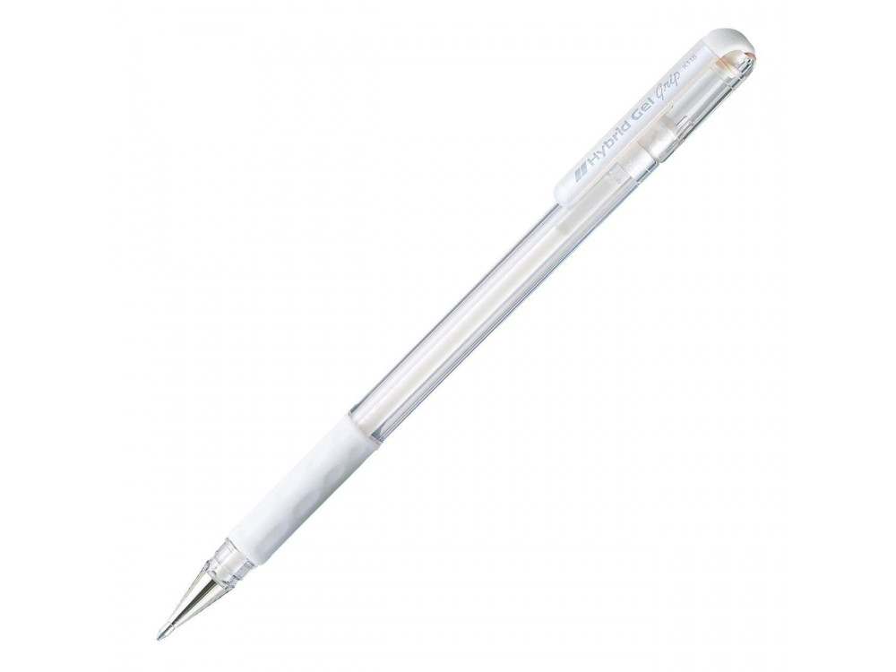 Długopis żelowy Hybrid Gel - Pentel - biały