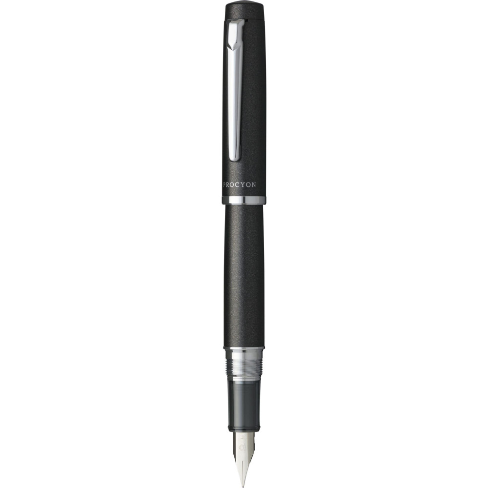 Pióro wieczne Procyon - Platinum - Shadow Mica Black F