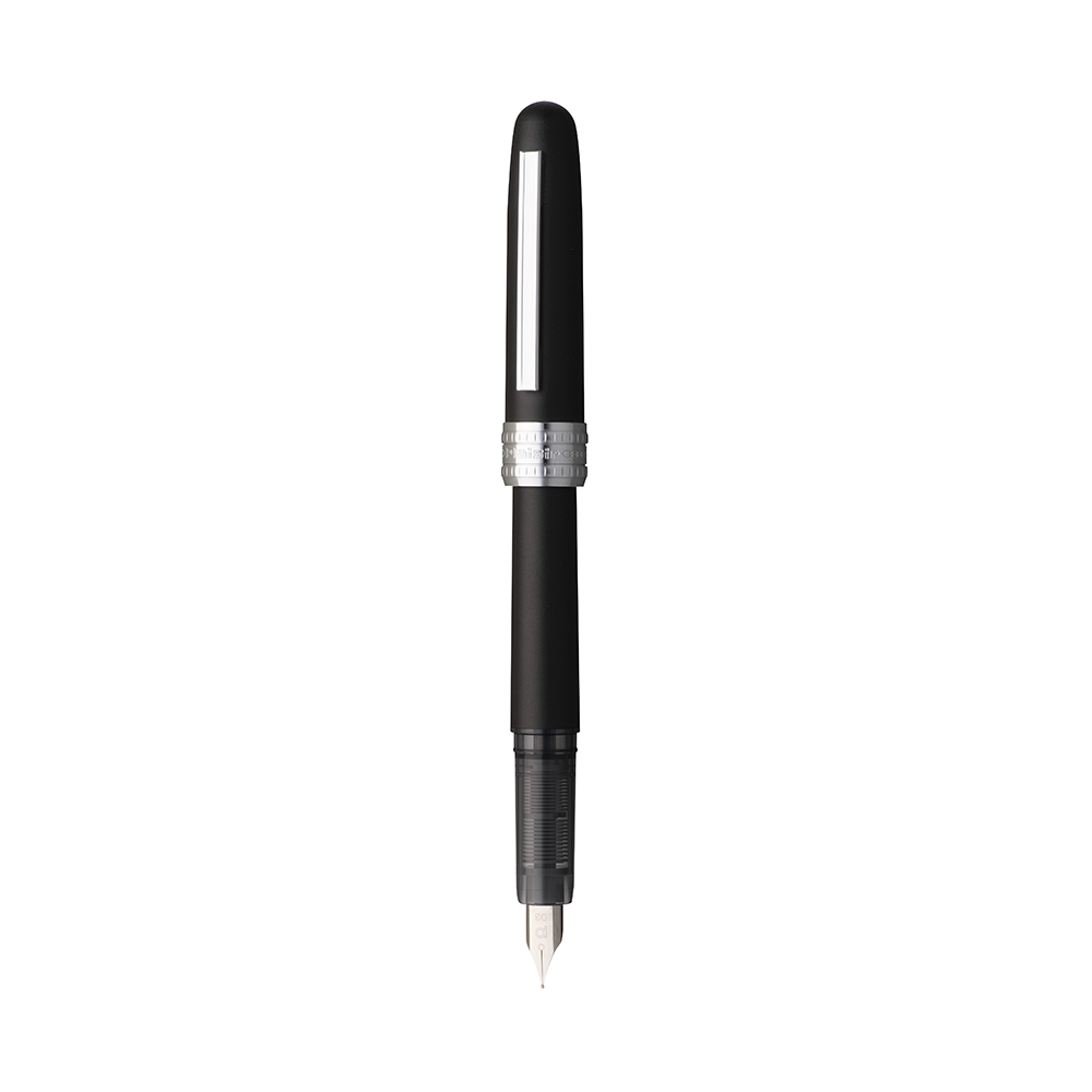 Fountain pen Plaisir - Platinum - Black Mist M