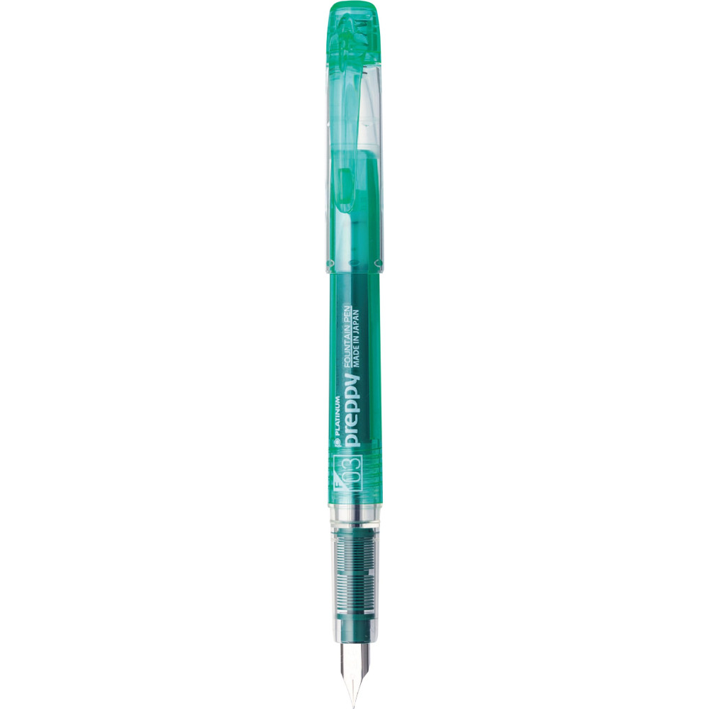 Fountain pen Preppy - Platinum - Green F