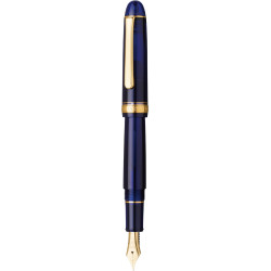Fountain pen 3776 Century Gold Trim - Platinum - Chartres Blue M