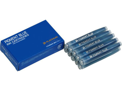 Naboje atramentowe - Platinum - Blue 10 szt.