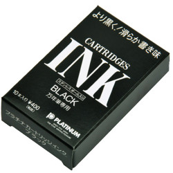 Cartridges Ink - Platinum - Black 10 pcs