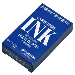 Cartridges Ink - Platinum - Blue-Black 10 pcs