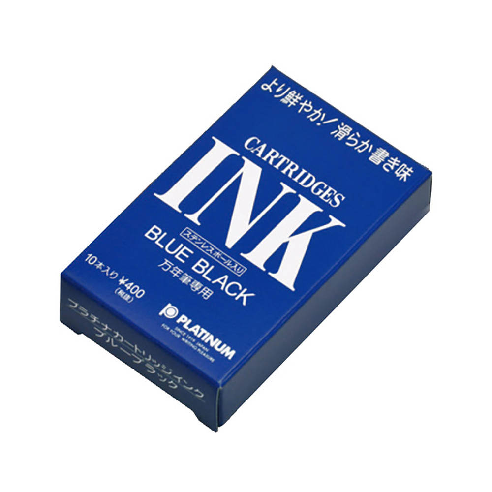 Cartridges Ink - Platinum - Blue-Black 10 pcs