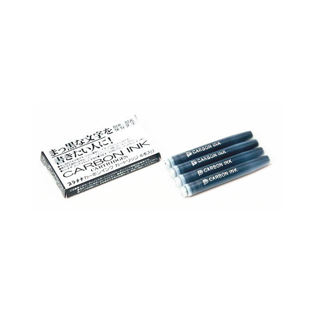 Naboje atramentowe Carbon Ink - Platinum - Black 4 szt.