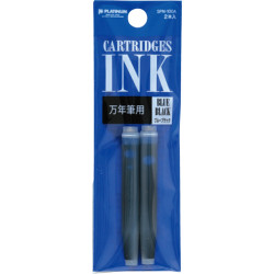 Ink Cartridges - Platinum - Blue-Black 2 pcs