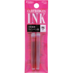 Naboje atramentowe - Platinum - Pink 2 szt.