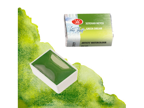 Farba akwarelowa Białe Noce - St. Petersburg - Green Dream kostka