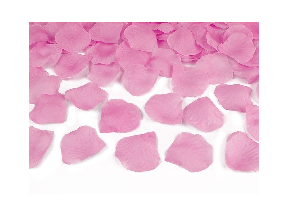 Confetti cannon - rose petals, pink, 80 cm