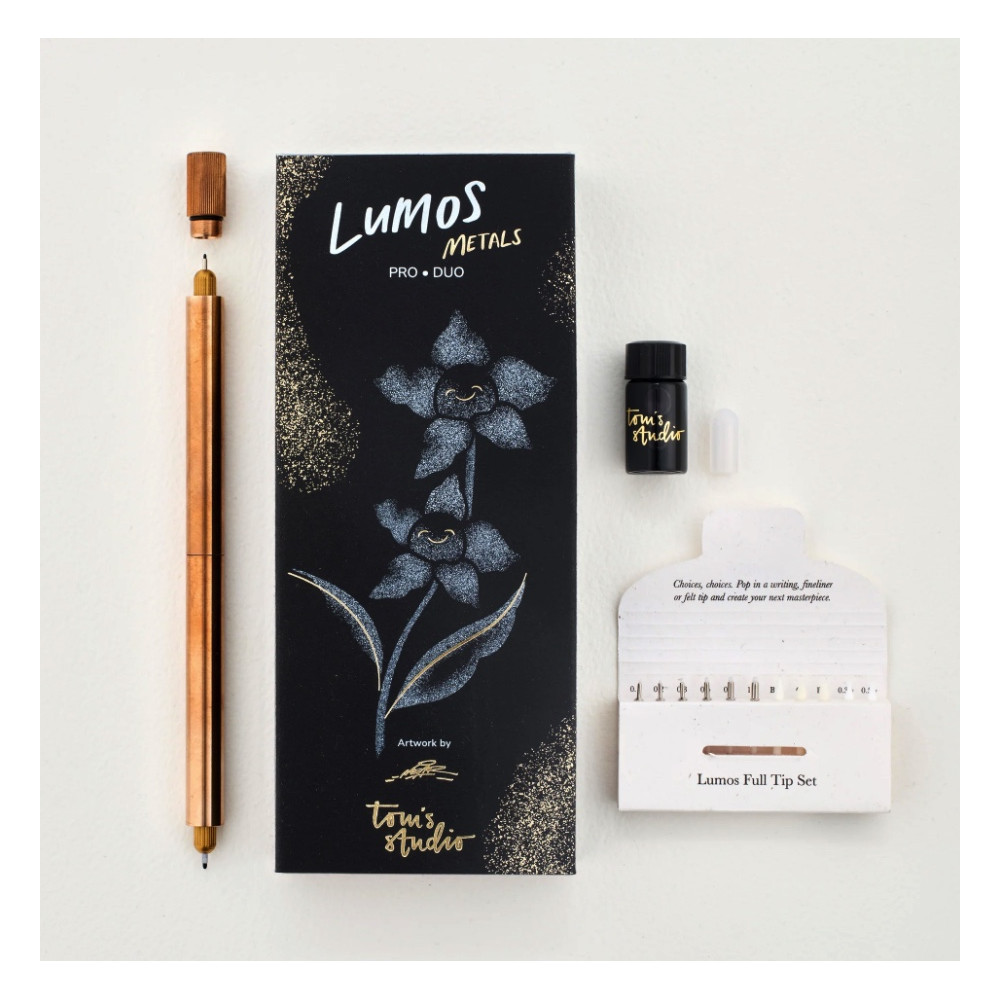 Lumos Pro Duo fineliner - Tom’s Studio - Brass