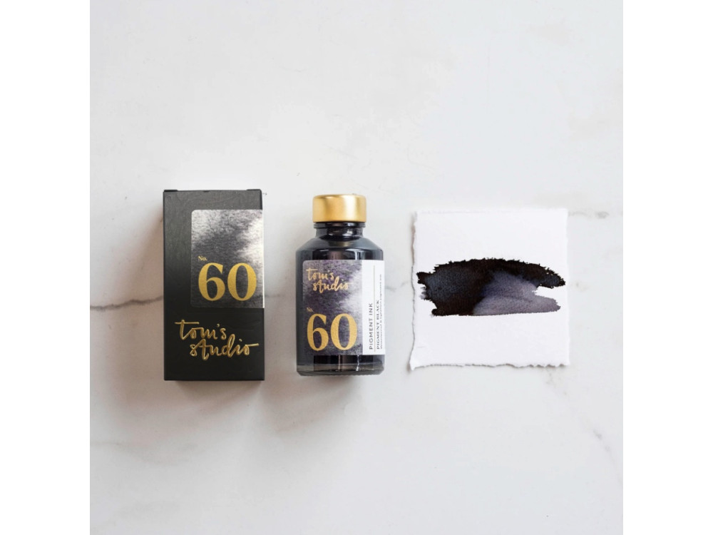 Finest fountain pen Ink - Tom’s Studio - 60 Pigment Black 50 ml