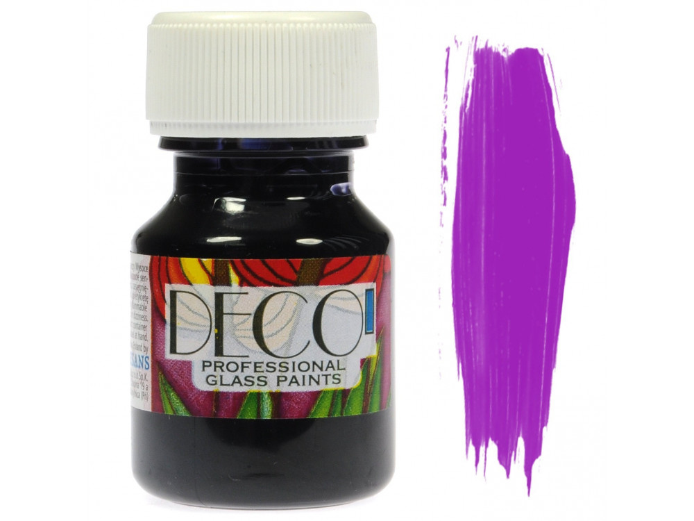 Farba do szkła witrażowa Deco - Renesans - fioletowa, 30 ml