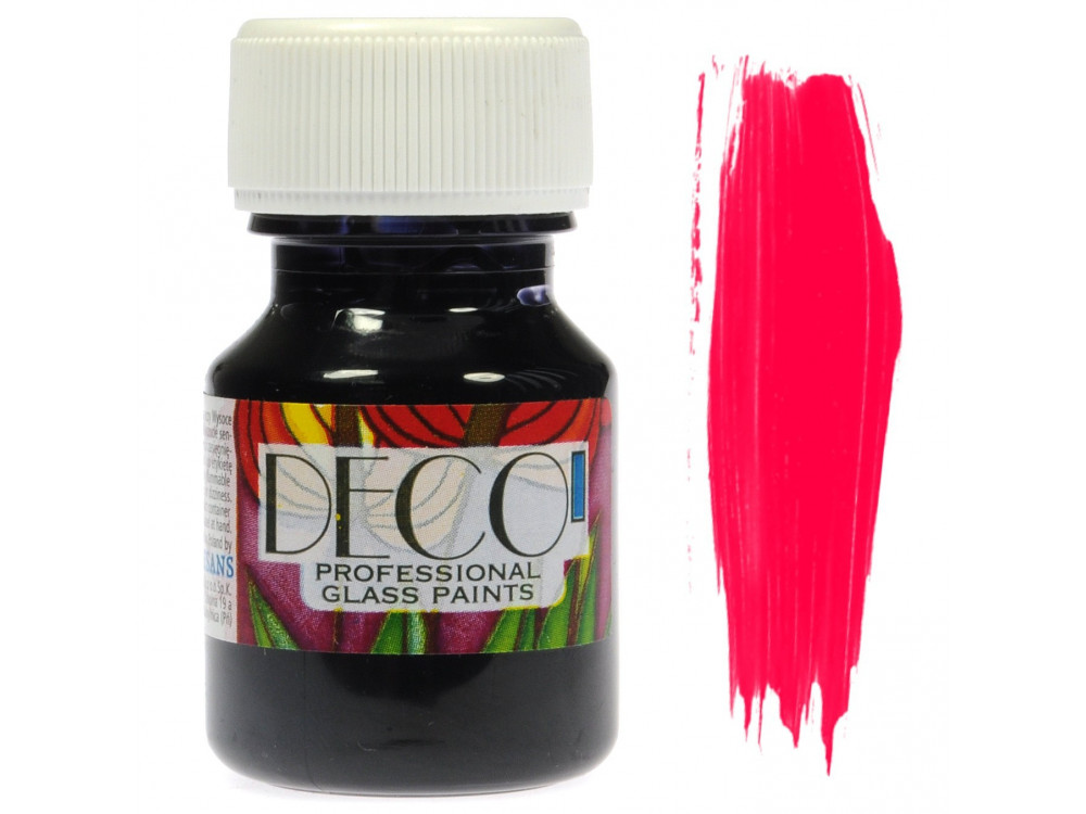 Farba do szkła witrażowa Deco - Renesans - Vermilion, 30 ml