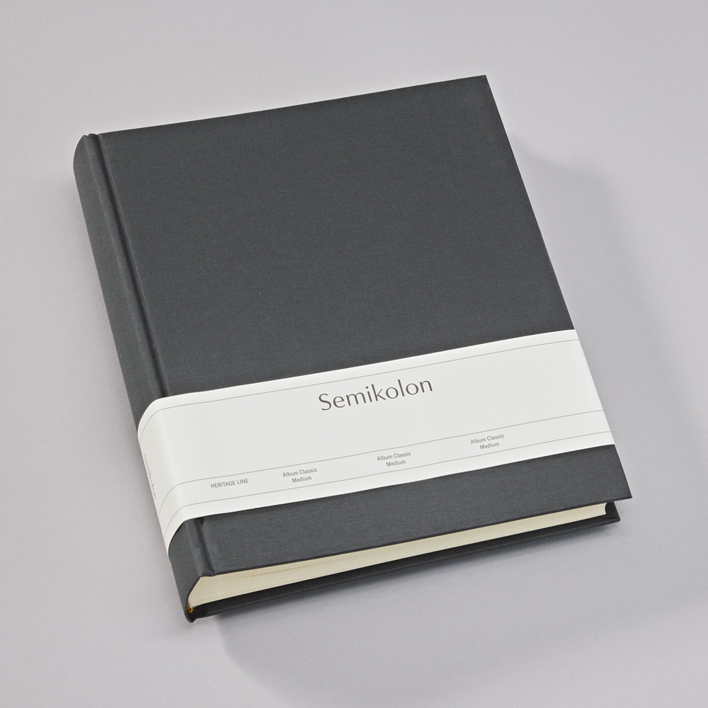 Photo album Classic Medium - Semikolon - Lava Stone