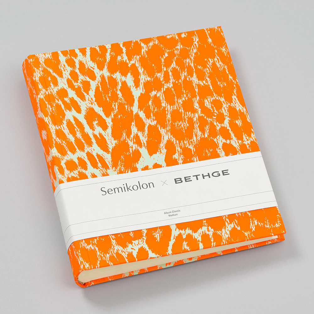 Photo album Classic Medium - Semikolon x Bethge - Orange