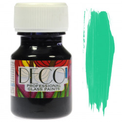 Farba do szkła witrażowa Deco - Renesans - miętowa, 30 ml