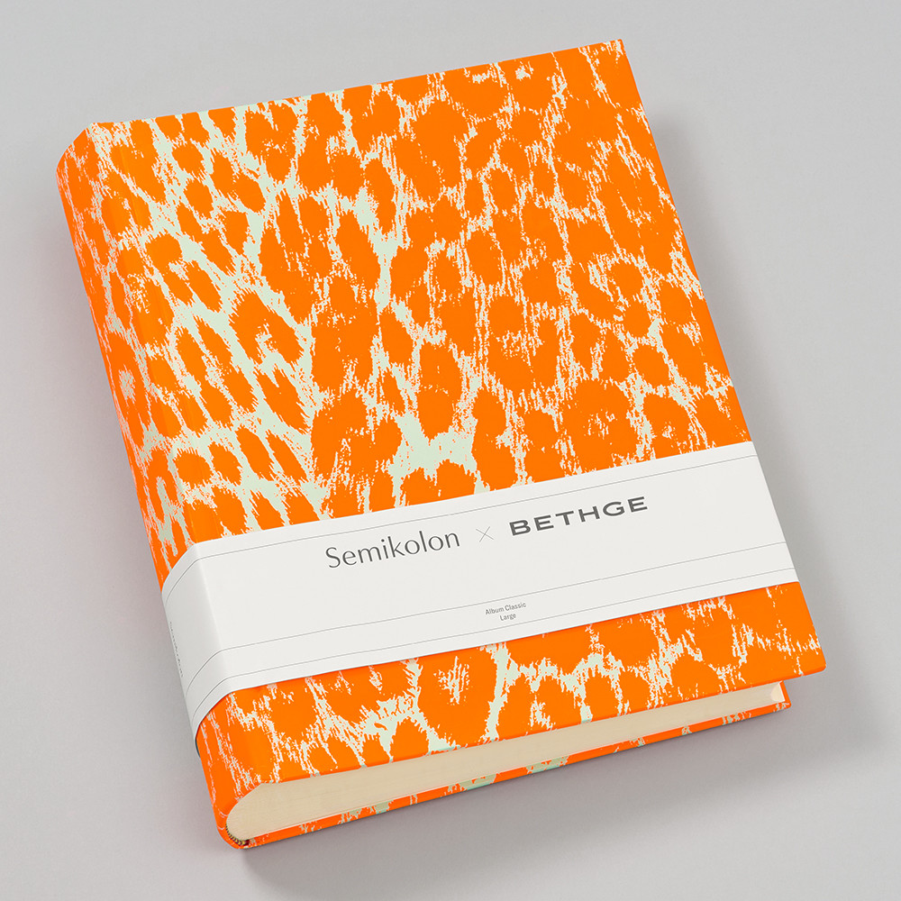 Photo album Classic Large - Semikolon x Bethge - Orange