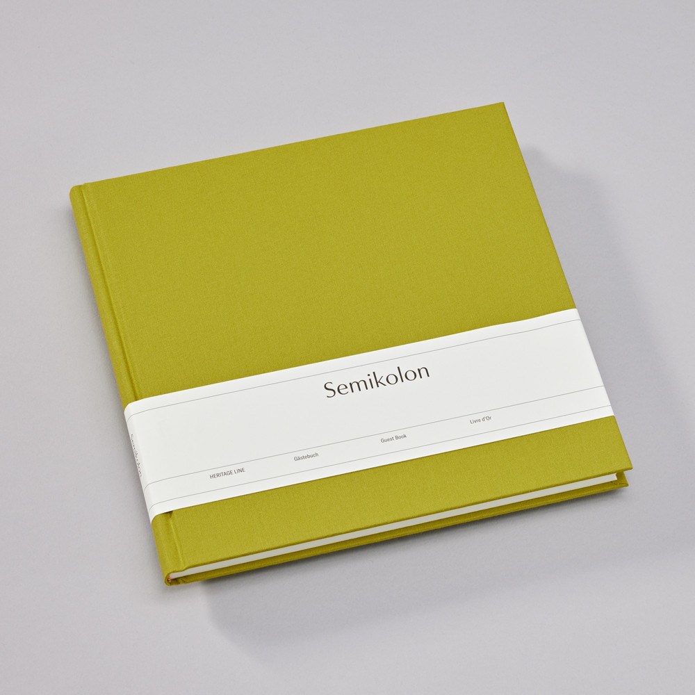 Guest book Heritage Line - Semikolon - Matcha