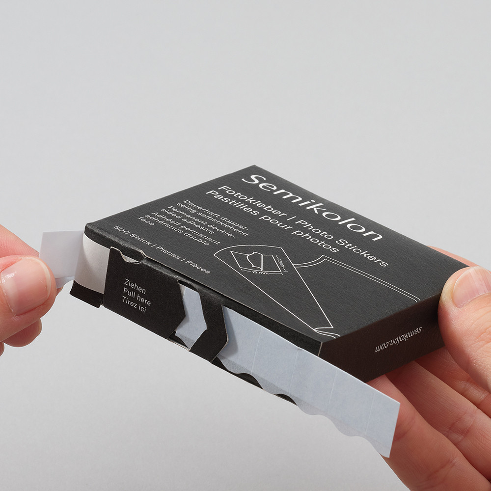 Self-adhesive photo rectangles - Semikolon - 500 pcs.