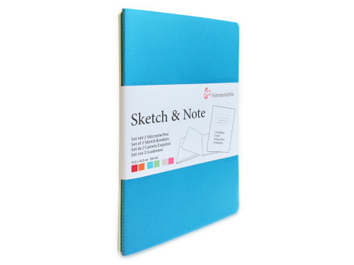 Zestaw notesów A6 - Hahnemühle - Blue Bundle 125 g/m2 2 szt.