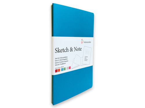 Zestaw notesów A5 - Hahnemühle - Blue Bundle 125 g/m2 2 szt.