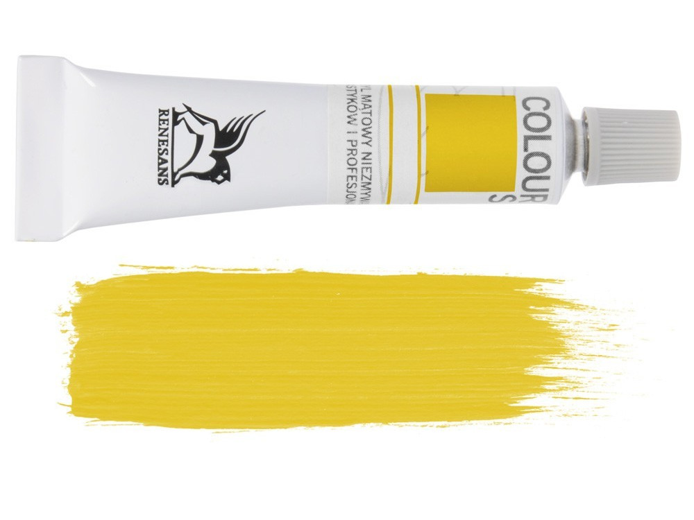 Farba akrylowa Colours - Renesans - 06, cadmium yellow dark, 20 ml