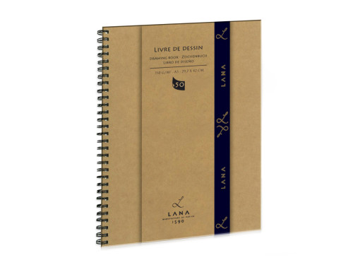 Szkicownik na spirali Livre de Dessin A3 - Lana - 150 g/m2