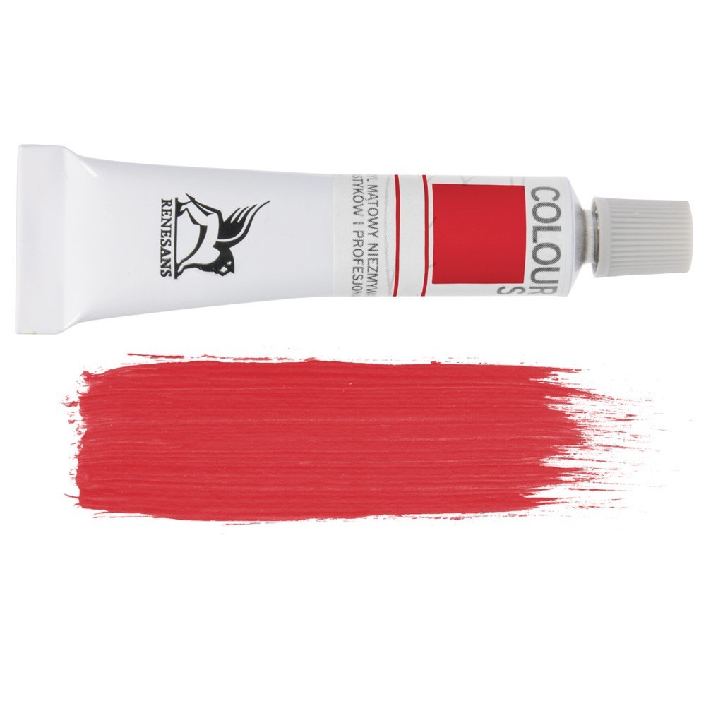 Farba akrylowa Colours - Renesans - 10, carmine, 20 ml