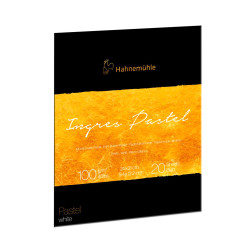 Ingres Pastel paper pad 24 x 31 cm - Hahnemühle - White 100 g/m2 20 sheets