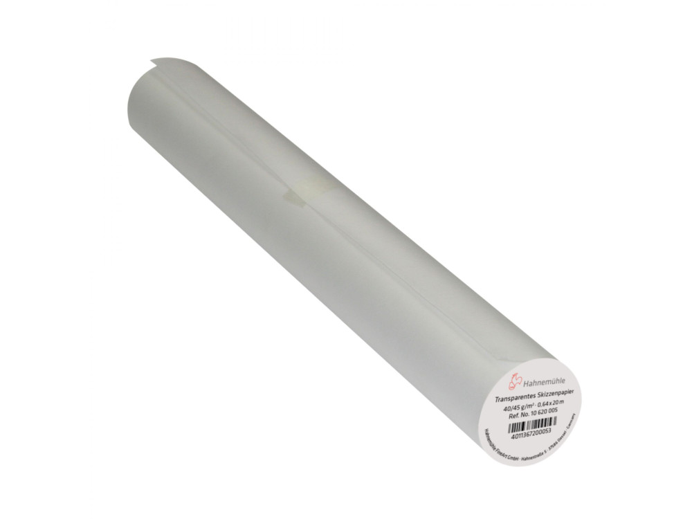 Papier do szkicowania 64 cm x 20 m - Hahnemühle - Transparent 40 g/m2