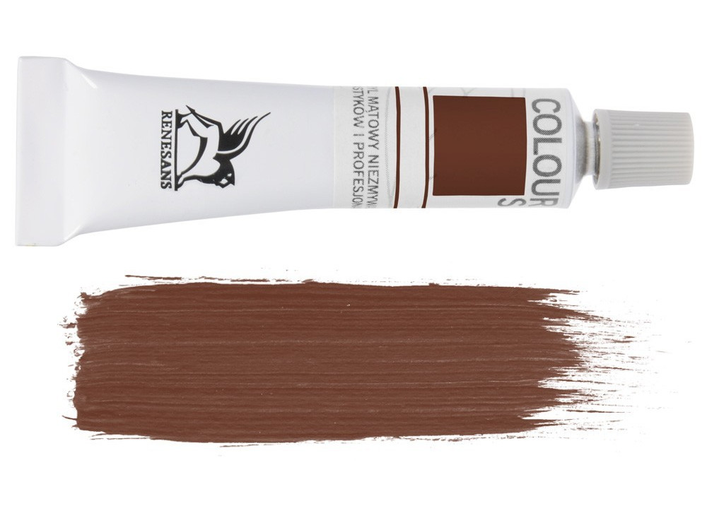 Farba akrylowa Colours - Renesans - 16, burnt sienna, 20 ml