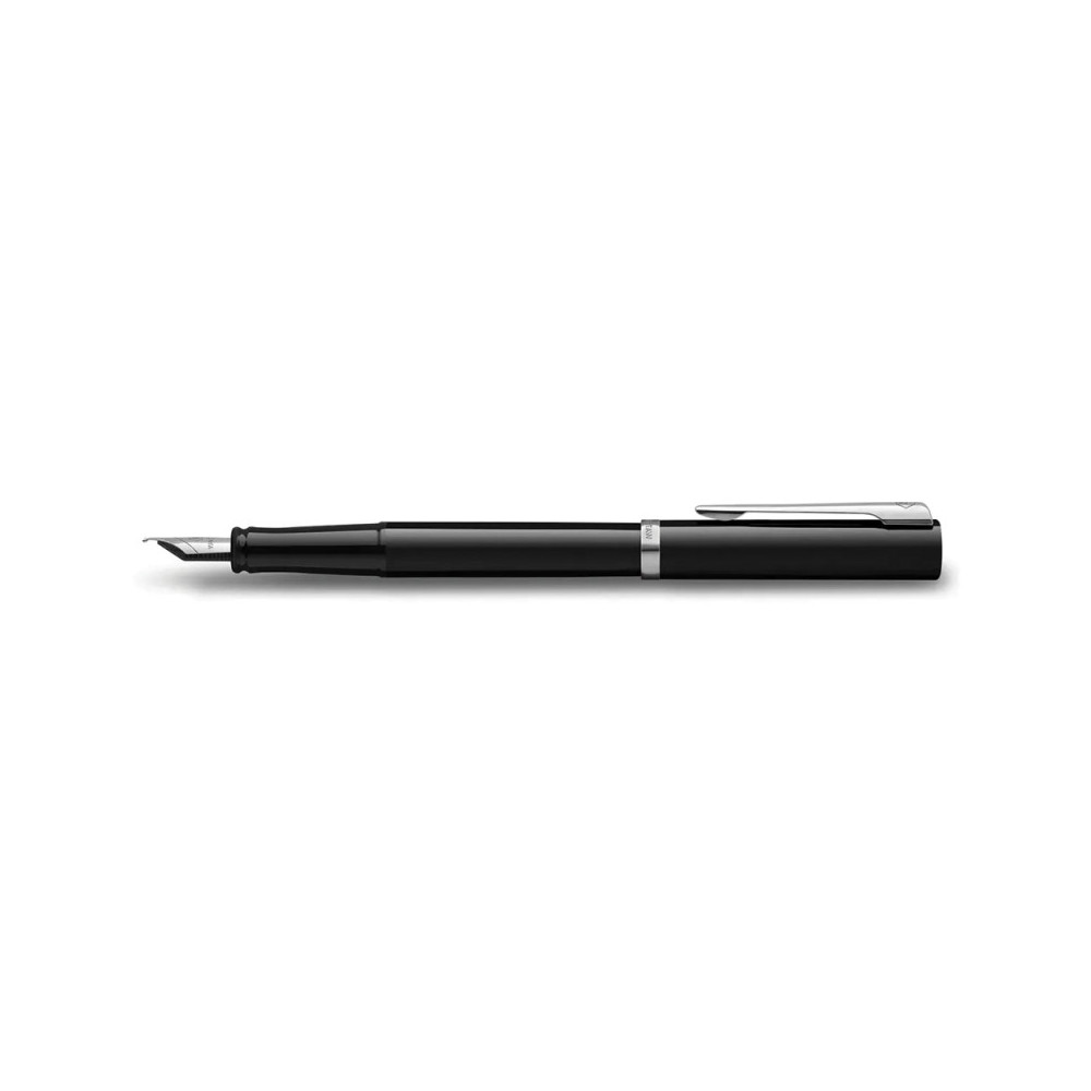Pióro wieczne Impression - Waterman - Black Silver Trim F