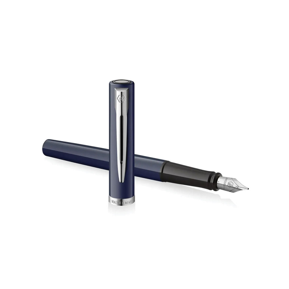 Pióro wieczne Impression - Waterman - Blue Silver Trim F