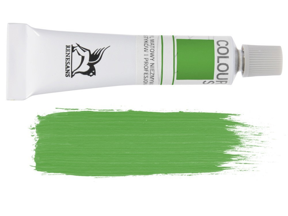 Acrylic paint Colours - Renesans - 25, Paolo Veronese green, 20 ml