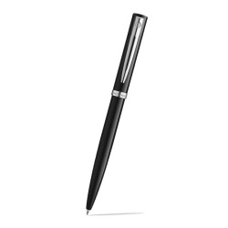 Ballpoint pen Impression with box - Waterman - Black Silver Trim