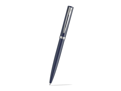 Ballpoint pen Impression with box - Waterman - Blue Silver Trim