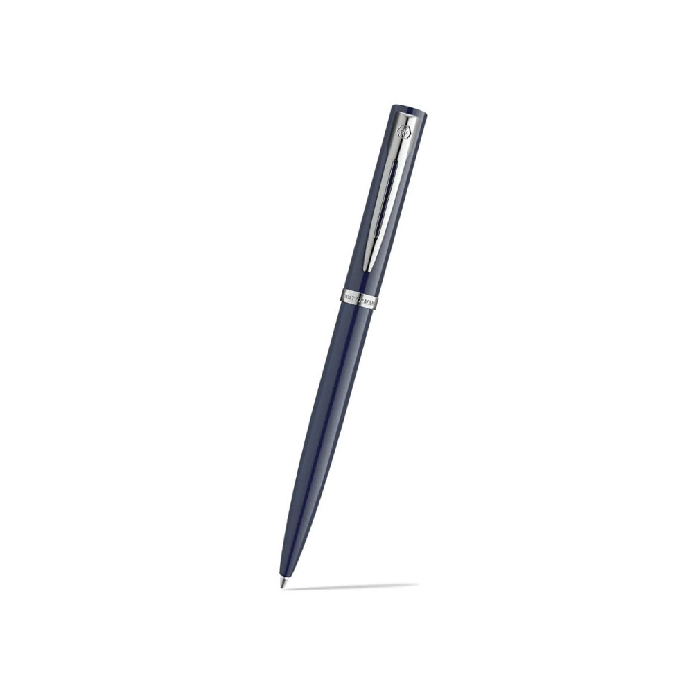 Ballpoint pen Impression with box - Waterman - Blue Silver Trim